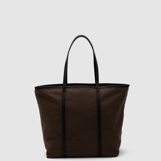BOLSO TOTE WAXED CANVAS